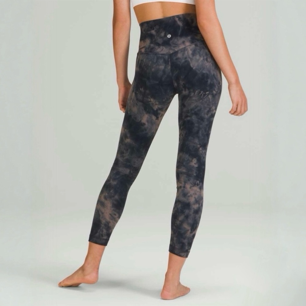 Lululemon Align High-Rise 27" Diamond Dye Lunar Rock True Navy Size 20